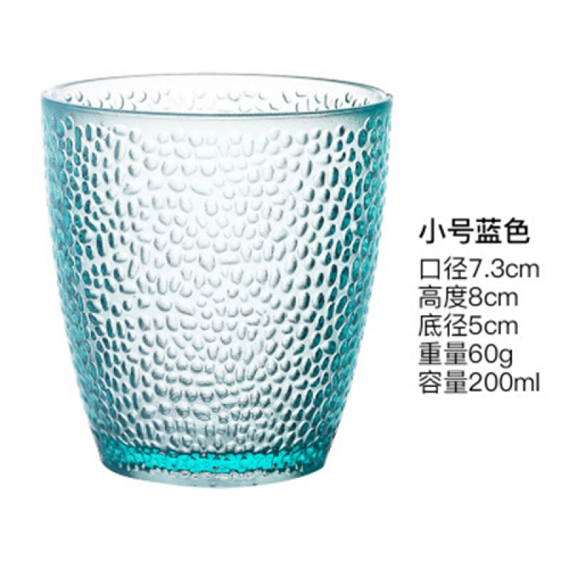 Cốc Uống Nước Bằng Nhựa Acrylic PC Trong Suốt Chống Sốc Nhiều Màu Tùy Chọn