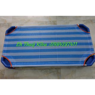 Giường lưới cho bé xanh dương