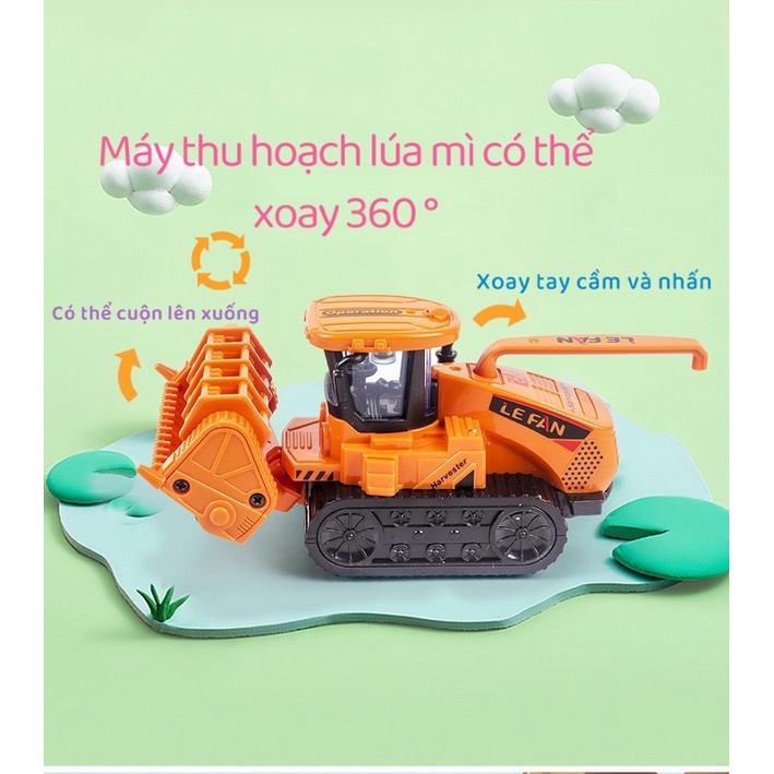 ĐỒ CHƠI MÔ HÌNH XE MÁY CÀY, XE CÔNG NÔNG 168-60