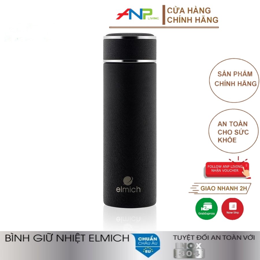 Bình Giữ Nhiệt Inox 304 Nóng 8h Lạnh 12h ELMICH EL3667 420ml