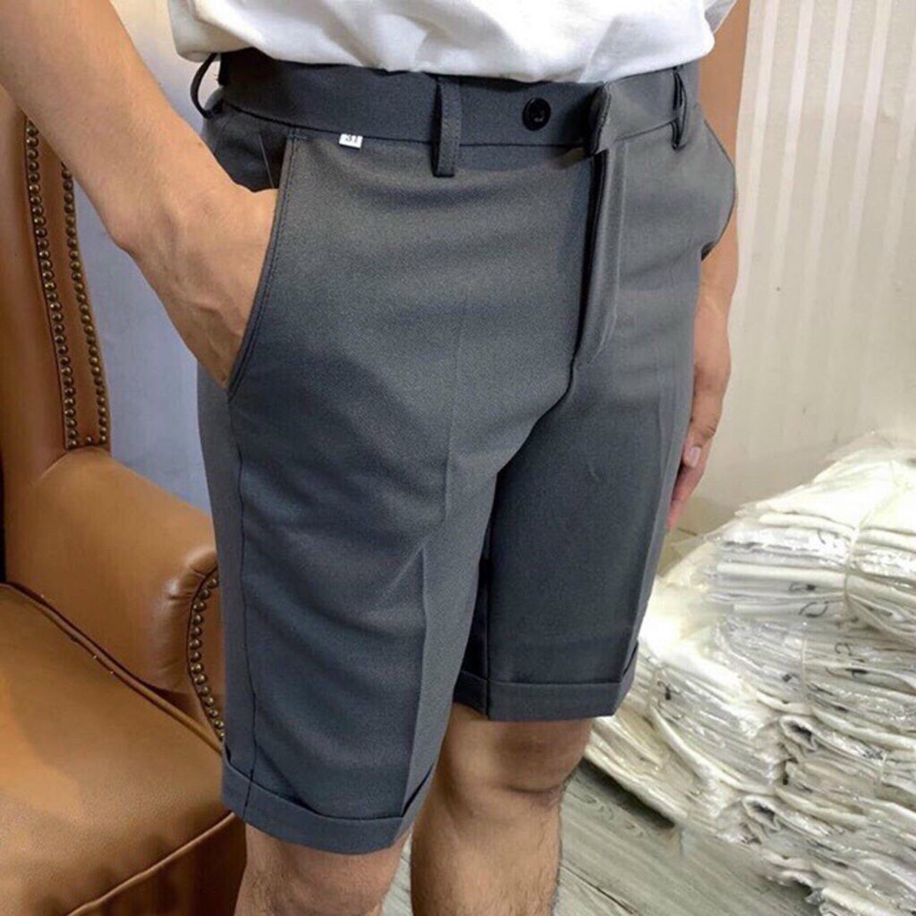 Quần Short Nam Tây Âu chất vải tuyết mưa bền đẹp, form body kiểu dáng Hàn Quốc
