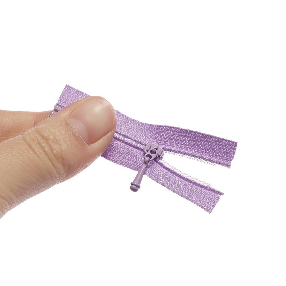 Bộ 5 Dây Khóa Kéo Mini 5 * 1.7cm Chất Lượng Cao Dùng Để May Vá / Trang Trí Sổ Tay DIY