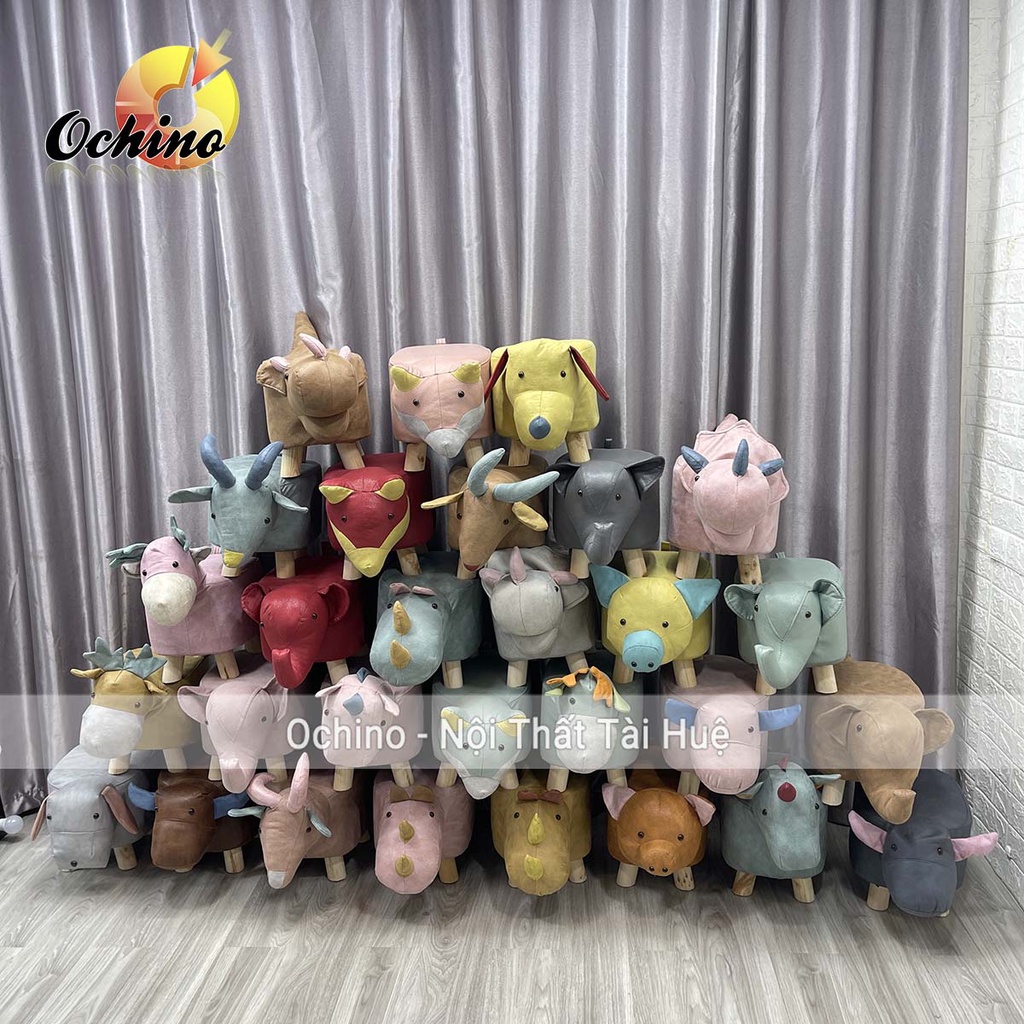 Ghế Đôn hình thú, Ghế Đôn ngồi trẻ em Hình Thú siêu cute (Có video và Ảnh thật)