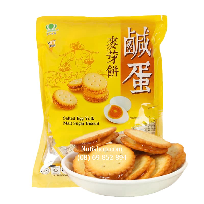 Bánh quy trứng muối dẻo đài loan 180g