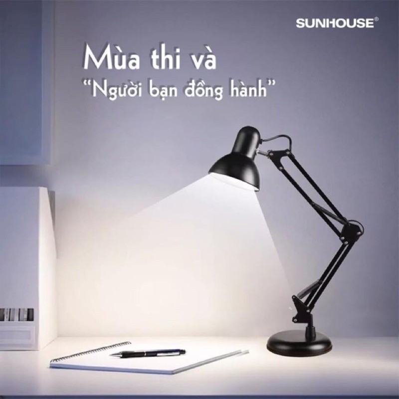 Đèn học bàn sunhouse SHE 13 LED ánh sáng vàng chống cận cao cấp