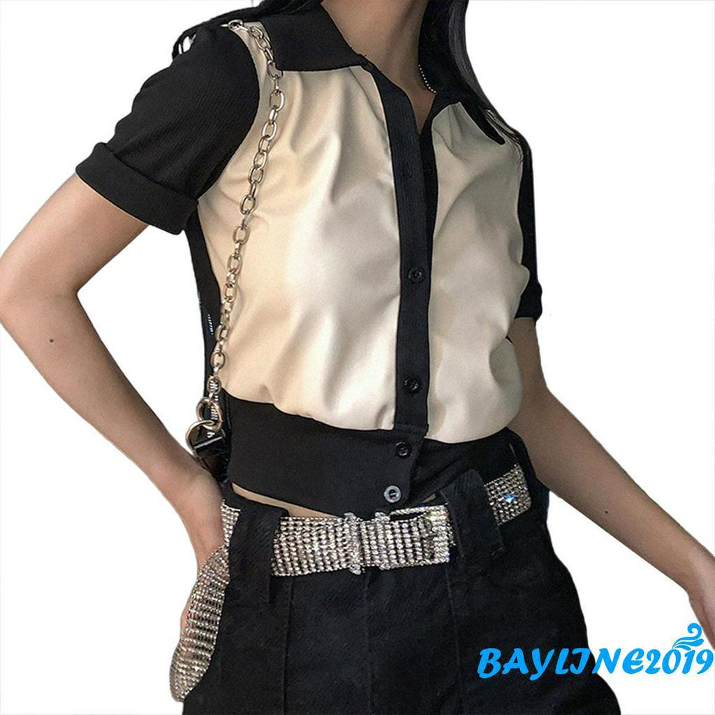 Áo Thun Polo Tay Ngắn Phối Màu Sành Điệu