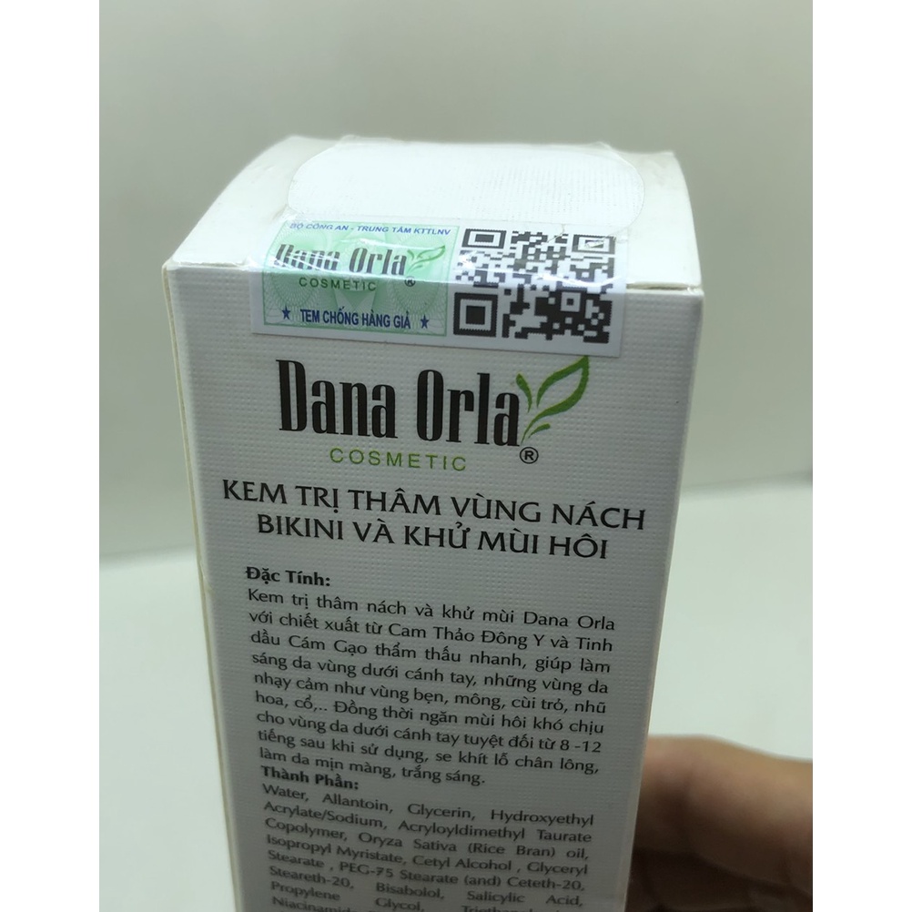 Kem làm giảm thâm vùng nách, vùng bikini Dana Orla 30ml