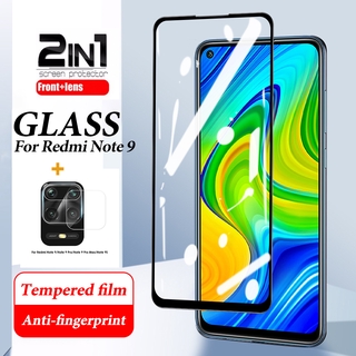 Kính Cường Lực Bảo Vệ Camera 2 Trong 1 9d Cho Xiaomi Redmi Note 9 Pro 10x 5g Mi10 Mi9 Lite Redmi K30 Xiaomi Poco X2 Note 8t Note 8 Redmi 8a 8