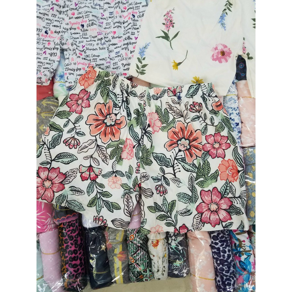 Quần đùi thun coton bé 🌾🌾 Quần thun mặc nhà cho bé trai bé gái size đại-SHOP BỐN MÙA