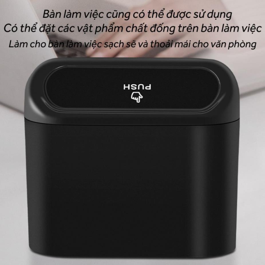 Bộ Thùng rác Thông Minh - Thùng rác mini ô tô -thùng đựng rác ô tô xe hơi nhỏ gọn đa năng
