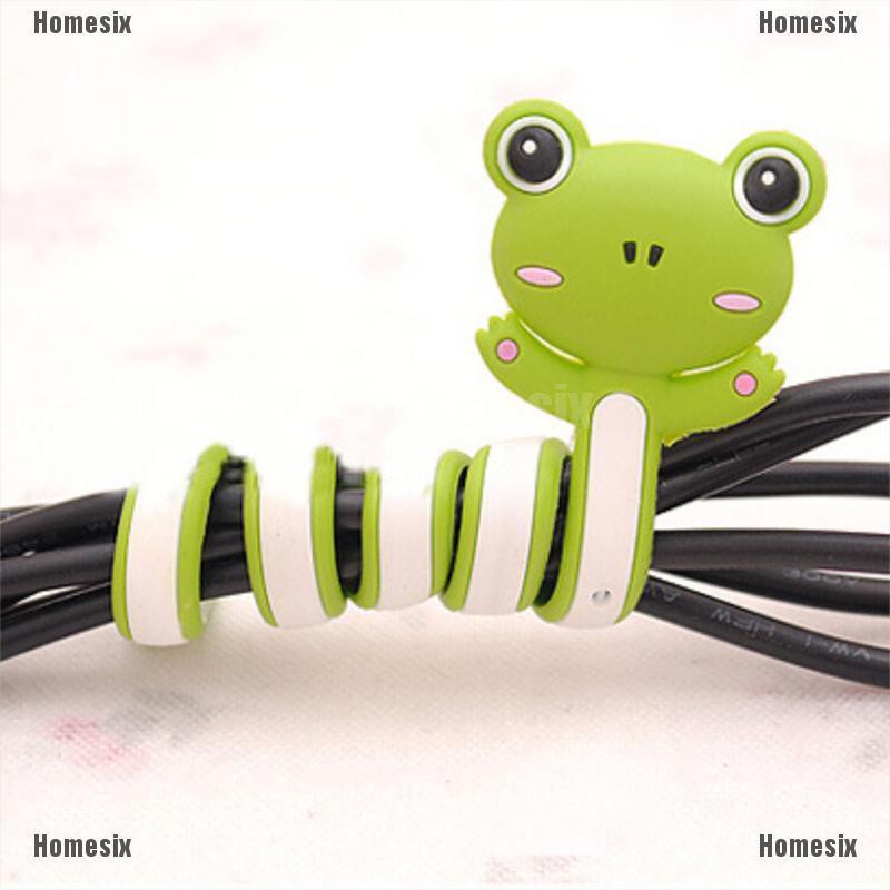 Dụng Cụ Quấn Dây Cáp/Tai Nghe Bằng Silicone Hình Động Vật Đáng Yêu 1 Cái