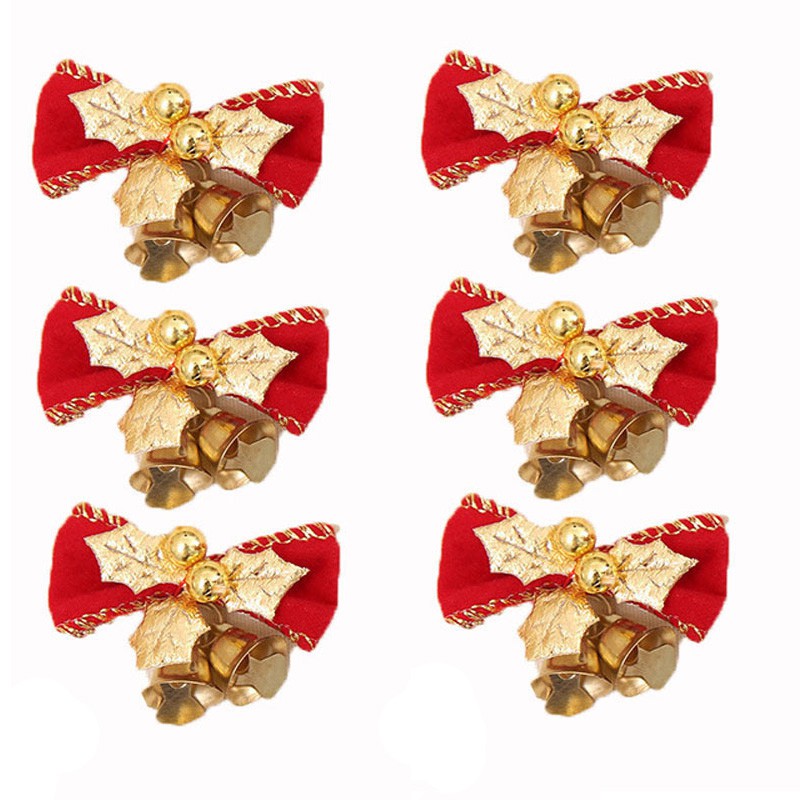 Set 10 Nơ 5cm Trang Trí Cây Thông Noel