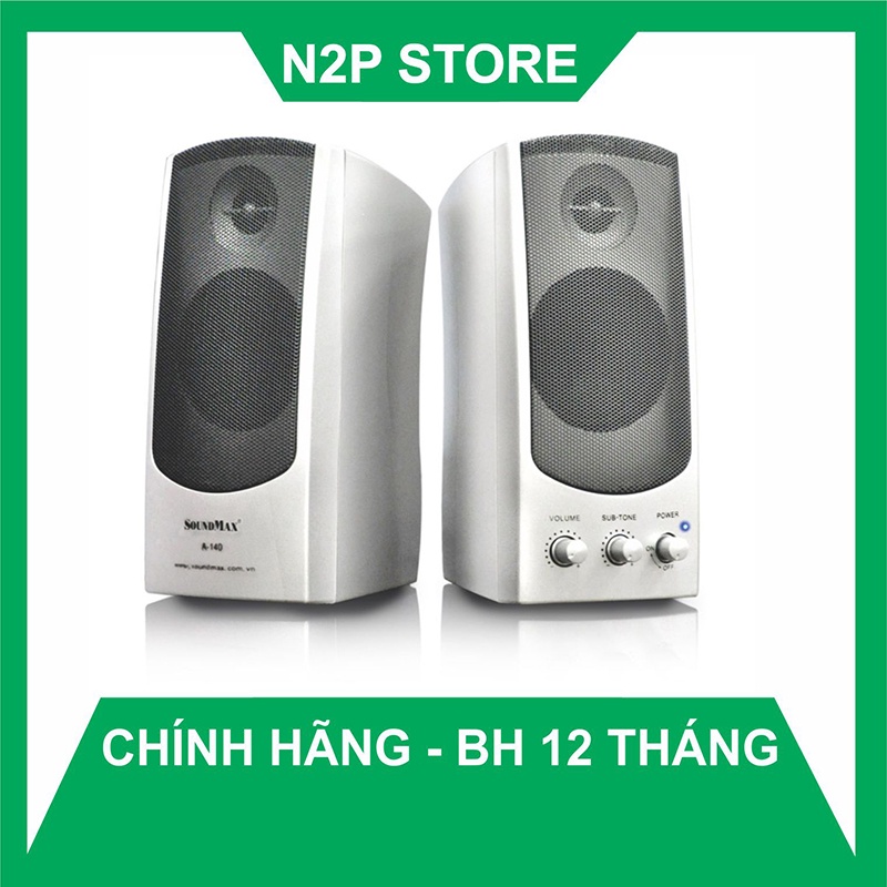 Loa máy tính vi tính Soundmax A140 A150 - 2.0 (Hãng phân phối chính thức)