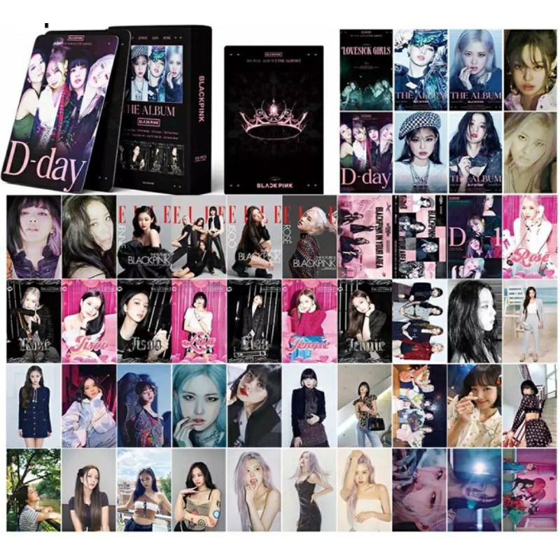 lomo card 54pcs BLACKPINK how you like that,tạp chí elle,photobook.. đầy đủ thành viên Jisoo Jennie Rosé Lisa