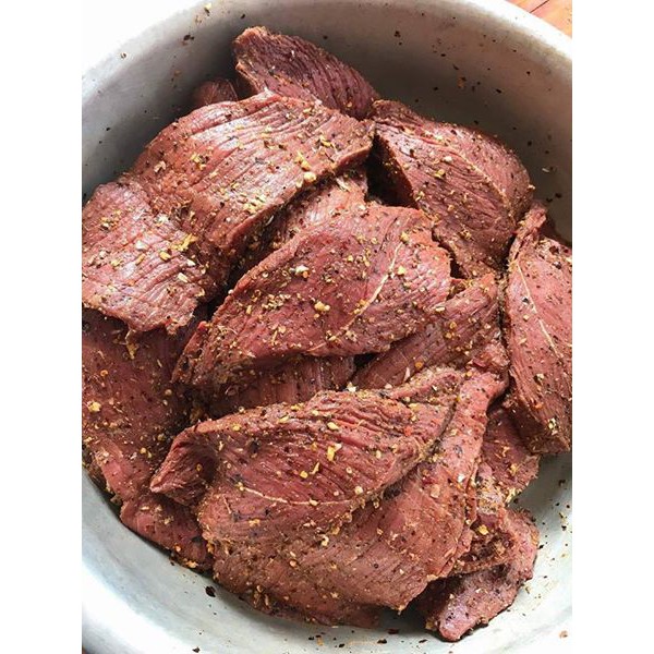 Thịt trâu khô gác bếp