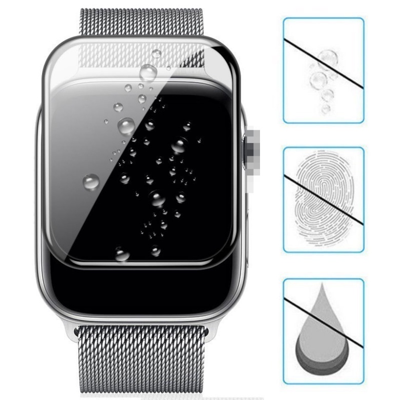 Kính Cường Lực HD 9D HD Dành Cho Đồng Hồ Thông Minh Apple Watch Ultra 8 7 45mm 41mm 8 i-Watch 6 5 3 se 49mm 44mm 40mm 42mm 38mm
