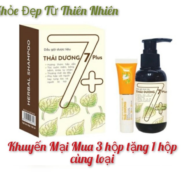 DẦU GỘI DƯỢC LIỆU THÁI DƯƠNG 7 PLUS _ PHÙ HỢP VỚI TRƯỜNG HỢP GẦU NGỨA, NẤM DA ĐẦU, RỤNG TÓC_ SAO THÁI DƯƠNG | BigBuy360 - bigbuy360.vn