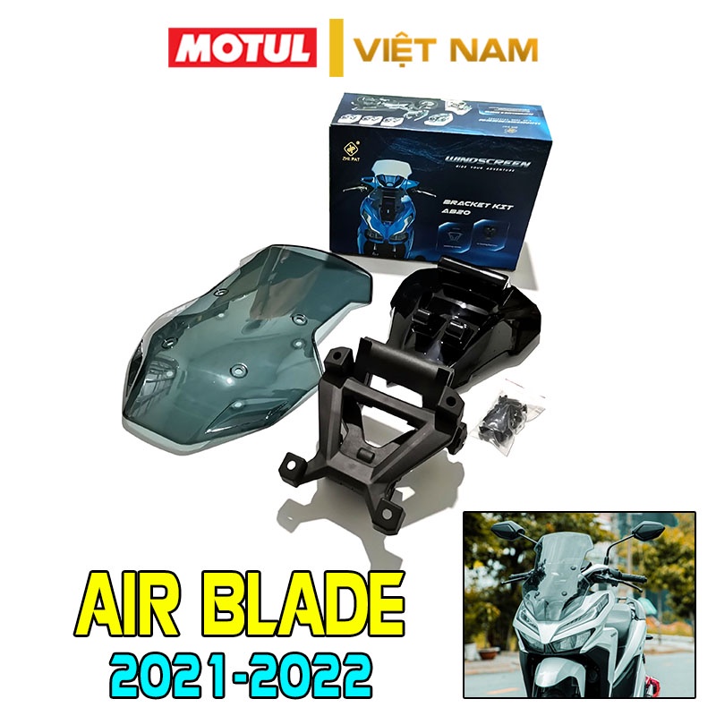 Kính chắn gió Airblade, AB 2021, 2022 màu trong suốt nhựa PC Zhi.pat chính hãng - bảo hành 6 tháng