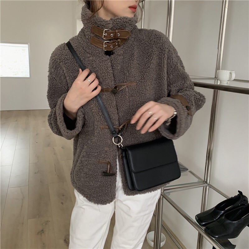 Túi da đeo chéo nhỏ 2 quai đeo đuoc nhiều kiểu ulzzang Hàn Quốc (hình thật)