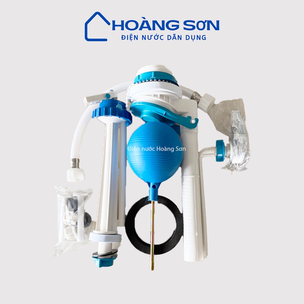 Bộ xả nước bồn cầu Nhấn/Gạt cho bồn cầu két nước rời 1 nhấn hoặc gạt