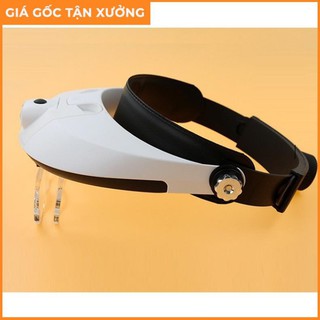 [CN88] Kính lúp đeo đầu có đèn 81001-G❤️FREESHIP❤️Thiết kế quai đeo, Hỗ trợ đèn led
