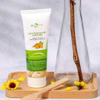 Tẩy Da Chết Thảo Mộc BIOCOS 120ml - Exfoliating Peel Gel Sạch Da, Dưỡng Ẩm, Sáng Mịn