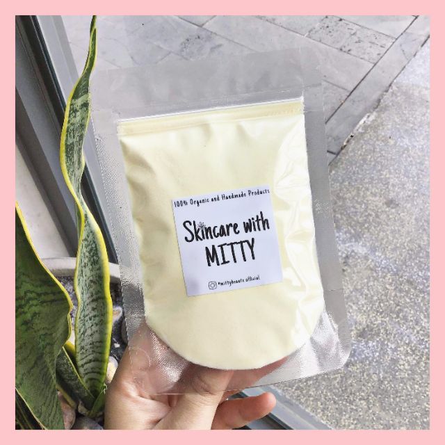 Bột Sữa Dê Đắp Mặt Nạ Dưỡng Trắng Da Handmade Mitty