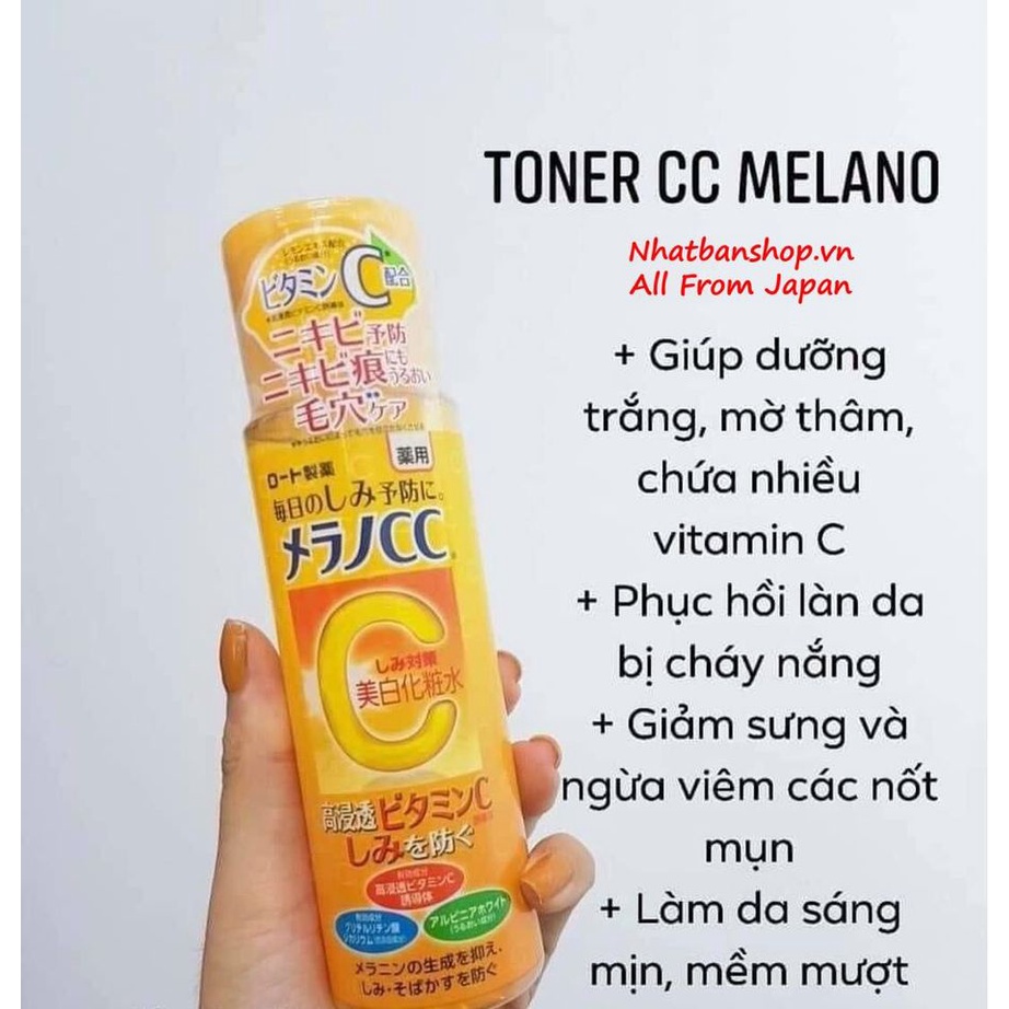 Nước hoa hồng Melano CC nội địa Nhật Bản | BigBuy360 - bigbuy360.vn