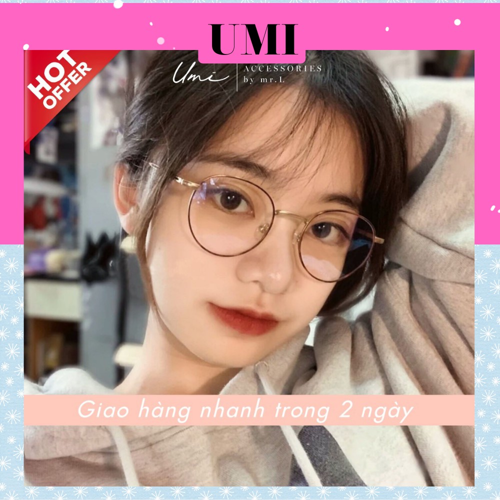 Mắt Kính Nữ Hàn Quốc Phong Cách Trẻ Trung Năng Động UMI 3034