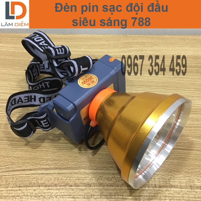 Đèn đội đầu pin trâu siêu sáng 300W sago 869 | BigBuy360 - bigbuy360.vn