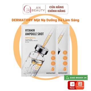 Mặt Nạ Dưỡng Da Làm Sáng DERMATORY VITAMIN AMPOULE SHOT BRIGHTENING 35ml (Cam)