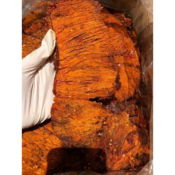 KHÔ BÒ MIẾNG HỒNG NGỰ 250Gr