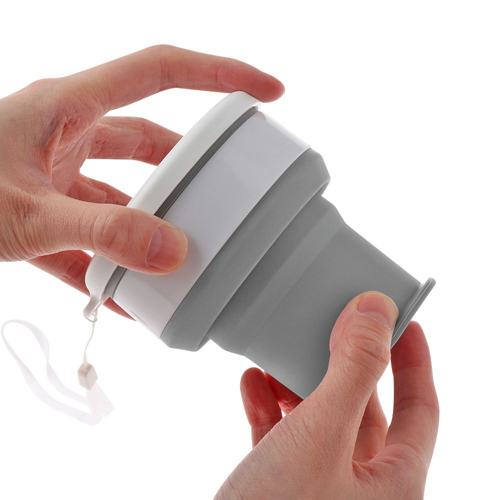 Cống uống cafe 100 200 350ml bằng silicone gấp gọn được tiện lợi cho du lịch