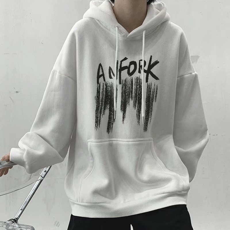 Áo hoodie hip hop Hàn Quốc 5 màu tùy chọn M-8Xl