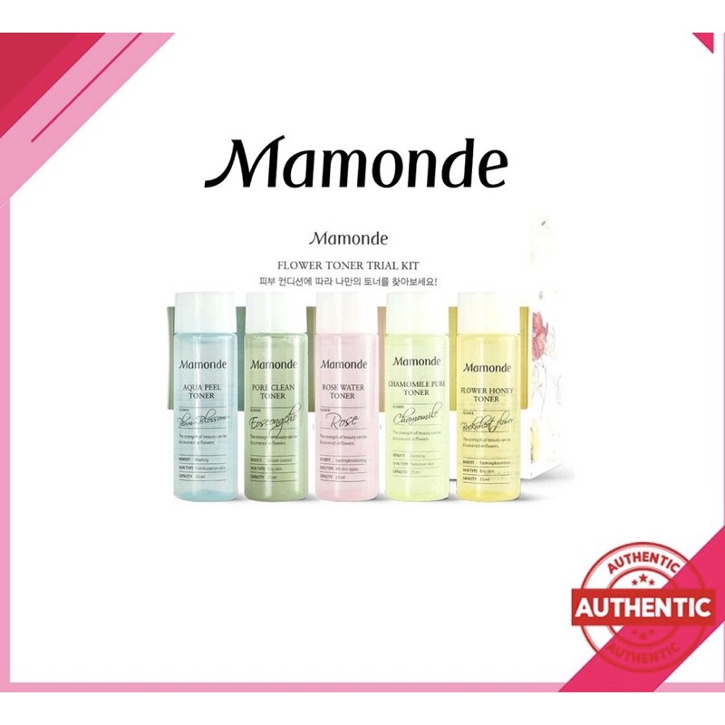 [ Mini size ] Nước Hoa Hồng Mamonde Flower Toner Trial Kit