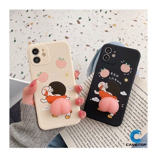 Ốp Điện Thoại Tpu Dẻo Họa Tiết Hoạt Hình Shin-Chan 3d Dễ Thương Cho Iphone 12 11 Pro Max 6 6s 7 8 Plus X Xs Max Xr Se
