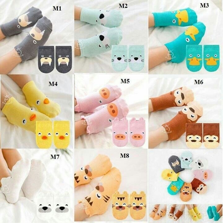 Set 5 đôi tất Hàn chống trượt