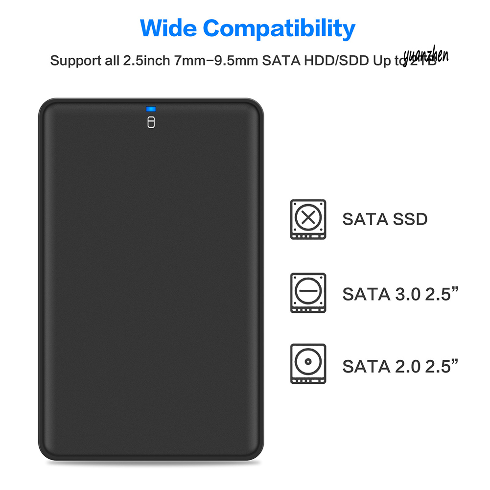 Hộp Đựng Ổ Cứng Hdd 2tb Sata Sang Usb 3.0 Hỗ Trợ 2tb | BigBuy360 - bigbuy360.vn