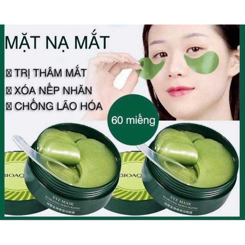 Mặt Nạ Giảm Quầng Thâm, Bọng Mắt, Nhăn Mắt Tinh Chất Tảo Biển Bioaqua