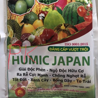 Humic japan loại 1 ký. Hàng chính hãng Quả Cầu Lửa