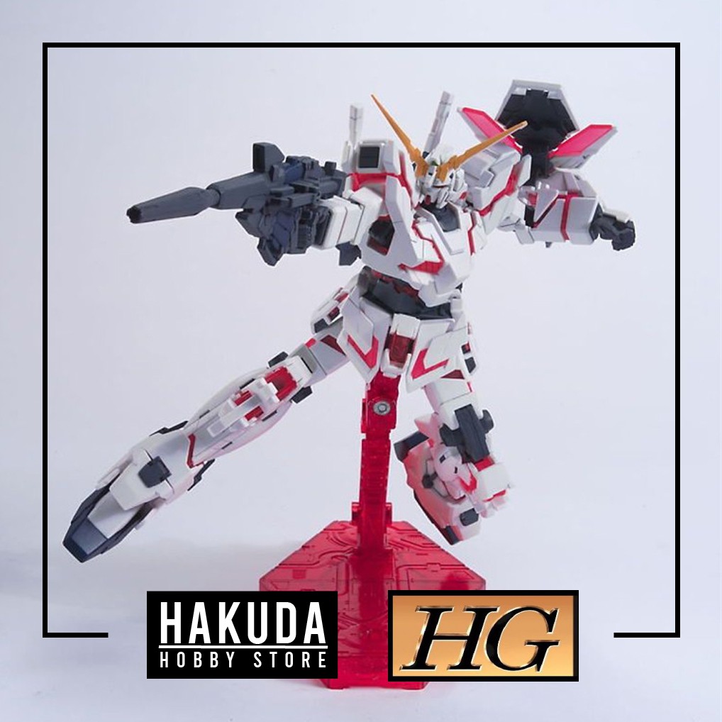 Mô hình HGUC 100 1/144 HG Unicorn Gundam (Destroy Mode) - Chính hãng Bandai Nhật Bản