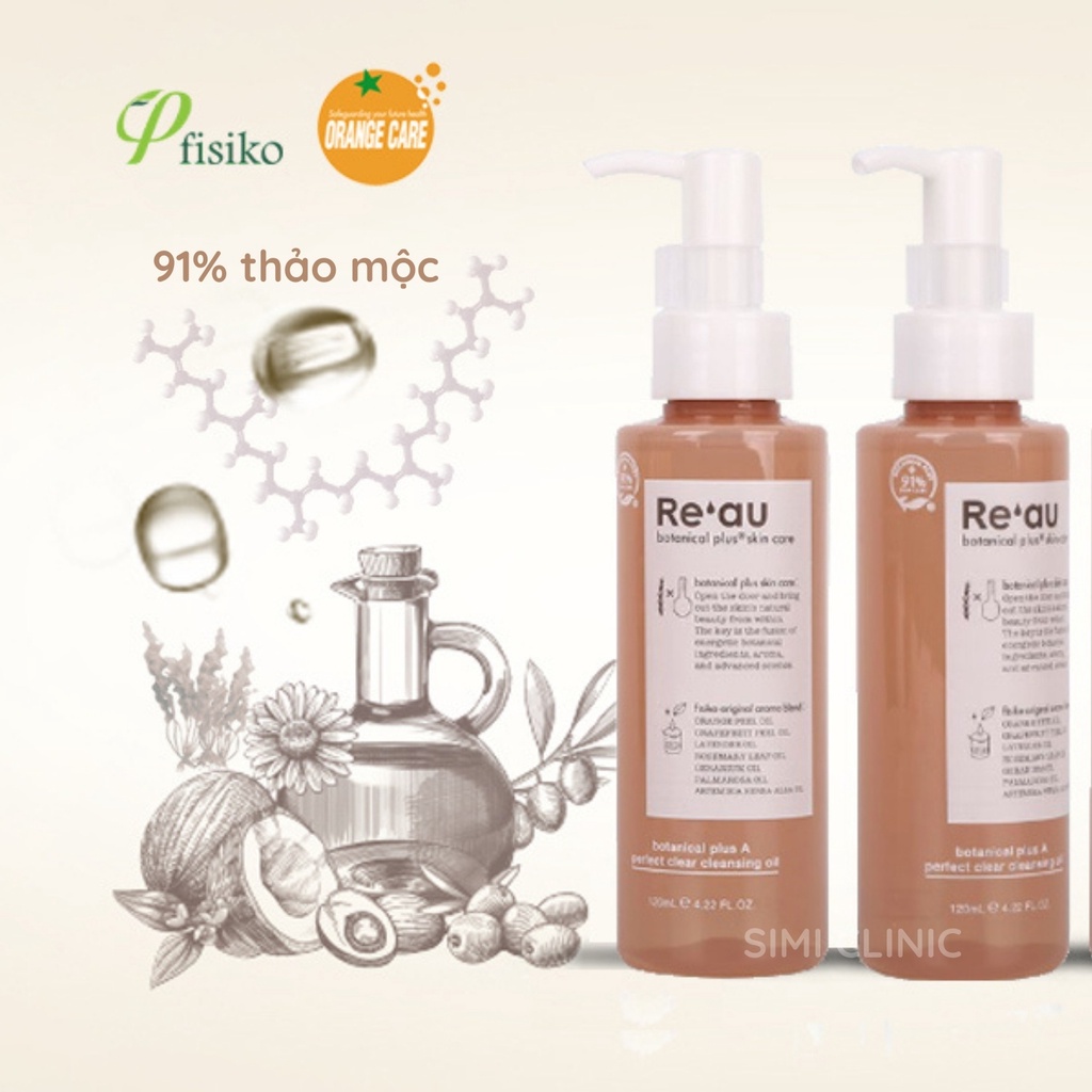 Dầu tẩy trang cho da nhạy cảm dầu mụn Nhật Bản Reau cleansing oil sạch sâu chống lão hóa dưỡng cấp ẩm da khô 120ml