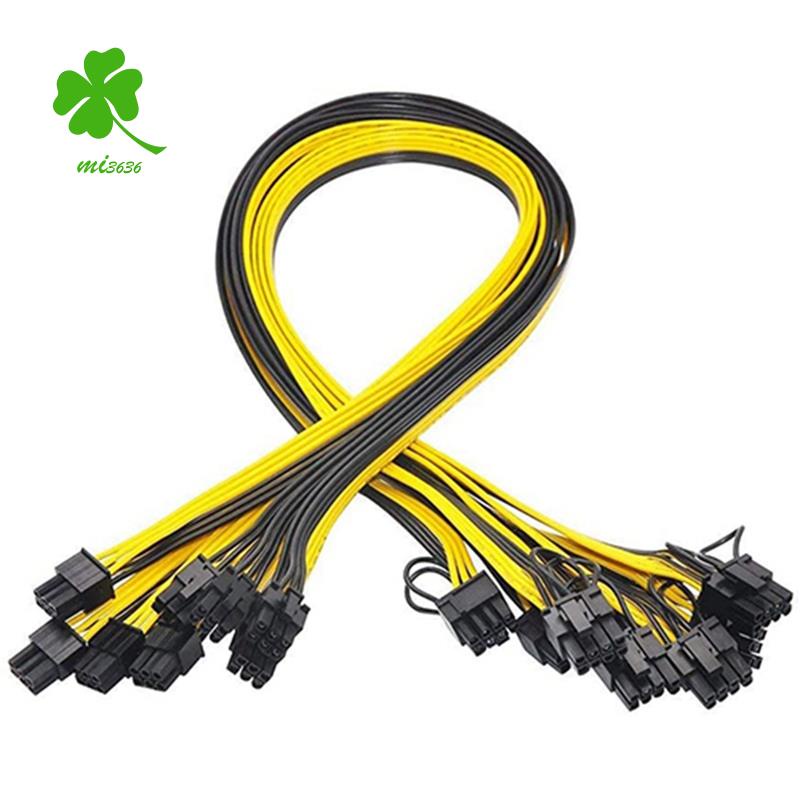 Set 6 bảng mạch PCI-E sang 8-Pin (6+2) Pci-E (Male to Male) GPU 50cm