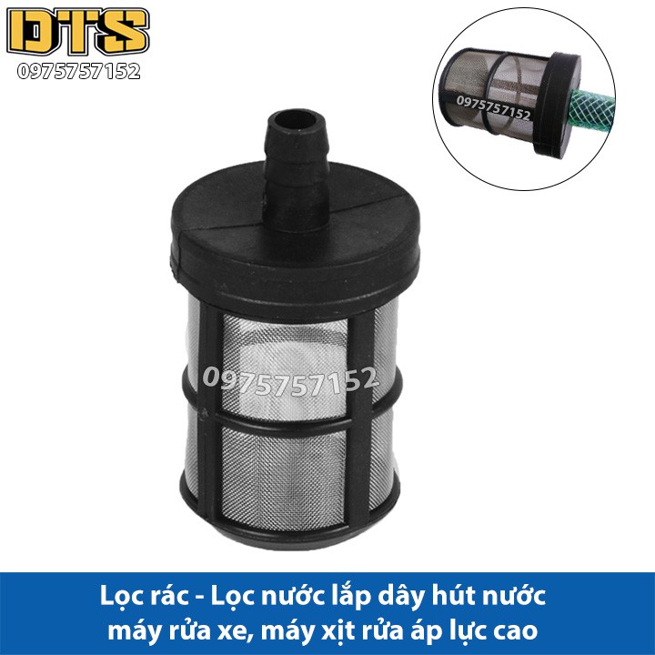 Lọc rác - Lọc nước lắp dây hút nước máy rửa xe, máy xịt rửa áp lực cao - Lọc rác máy rửa xe