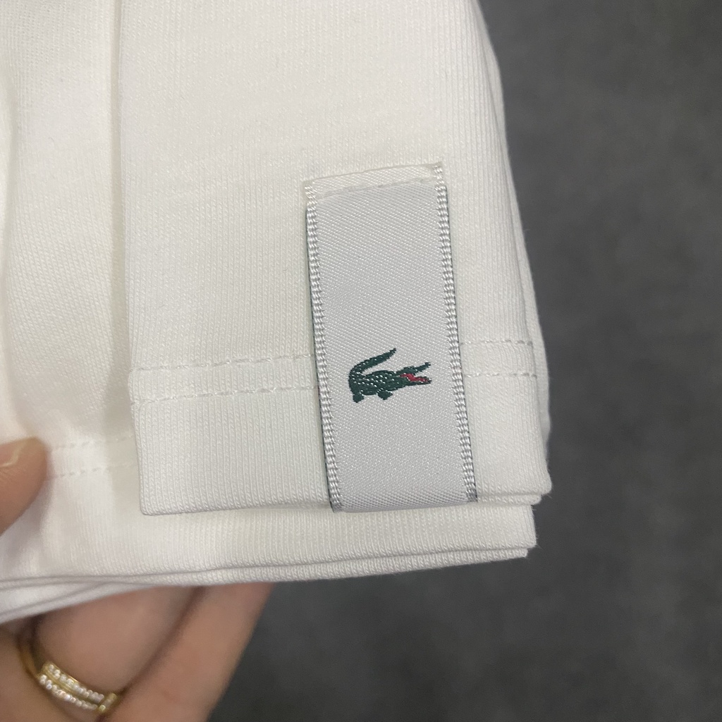 Pack 3 Chiếc Áo Phông Cổ Tim Lacoste TH3374 Chính Hãng