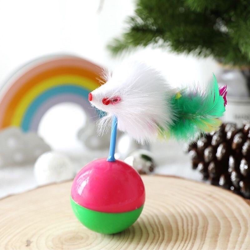 Đồ chơi thú cưng - Lật đật chuột - dồ chơi cho chó mèo (siêu cute)