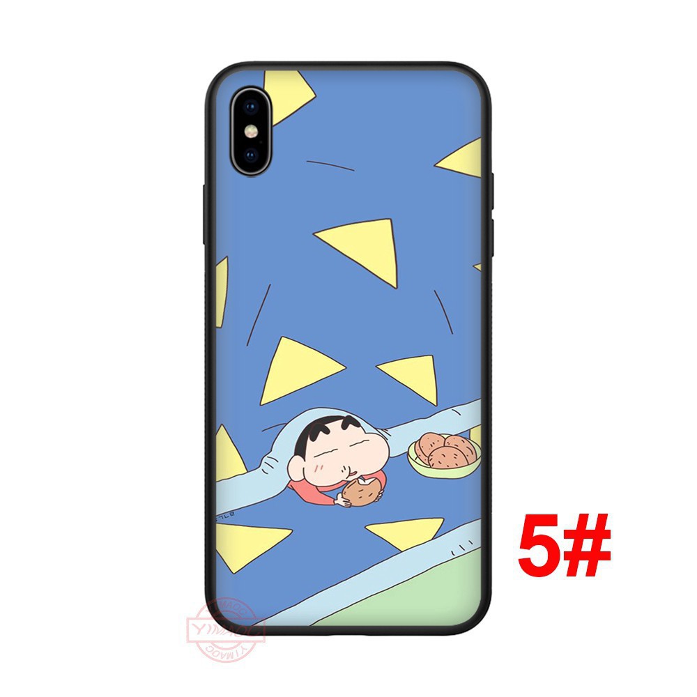 🌺 Ốp điện thoại in hình crayon shinchan cartoon iphone xs max xr x 8 plus 7 plus 6s plus 6 11 pro max - A808