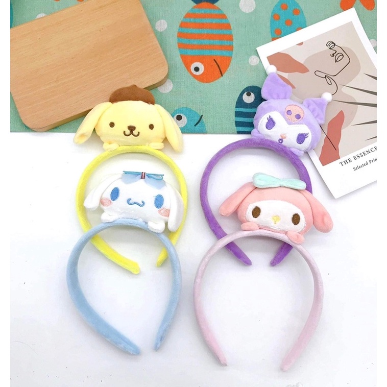 Băng đô cài tóc Kuromi nhồi bông đáng yêu