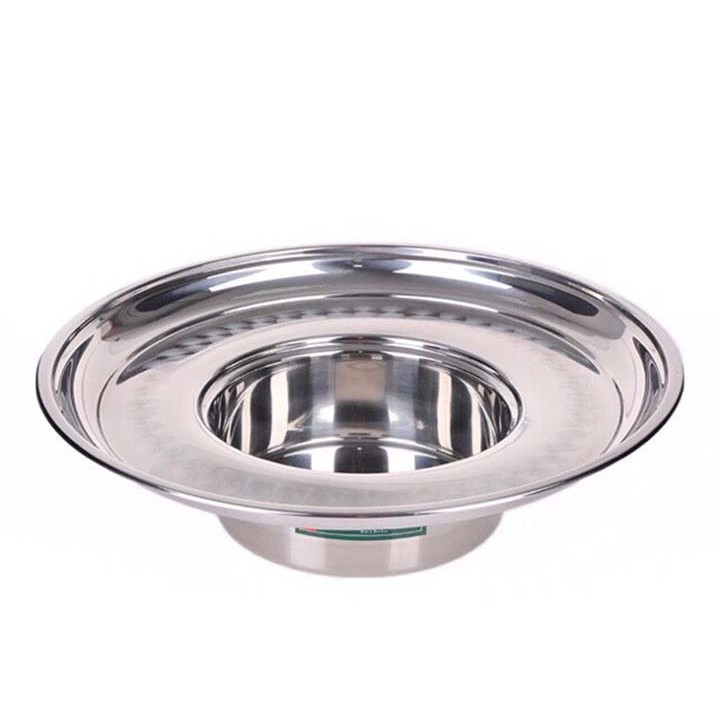 free ship Nồi lẩu mâm vành 20cm Thaphafac inox cao cấp loại 1 dùng được cho bếp từ