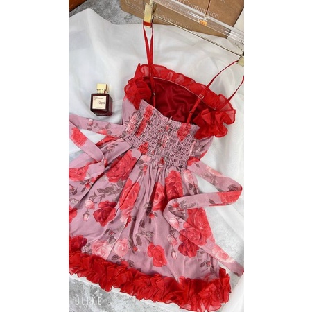 JUMSUIT HOA 2 DÂY PHỐI BÈO